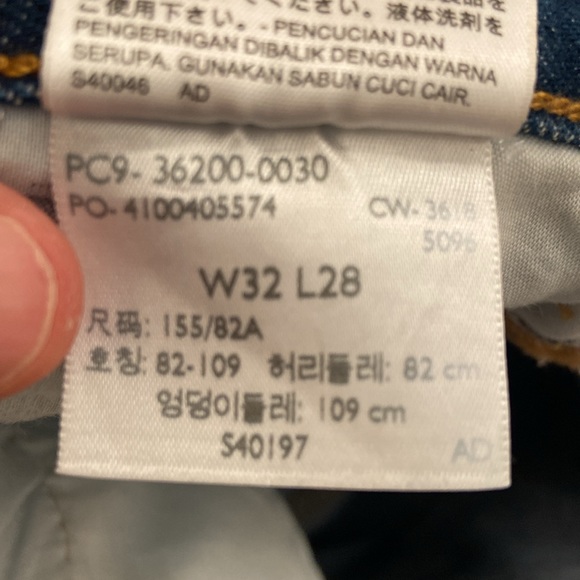 Levi’s Premium 501 Distress & Raw Hem (2018), Capital E, 32x28, NWT, $108 MSRP - Picture 8 of 13